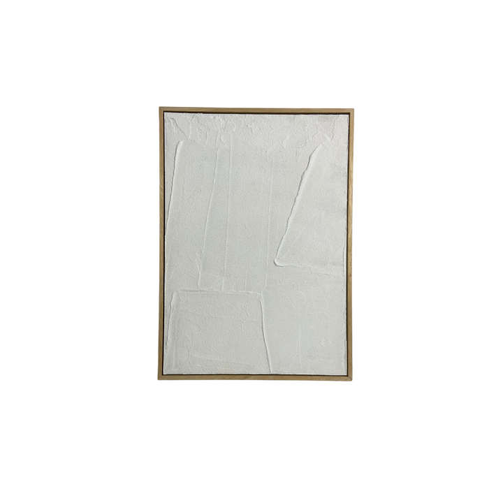 Obra de arte Provins - B50 P4 H70cm - Textura blanca