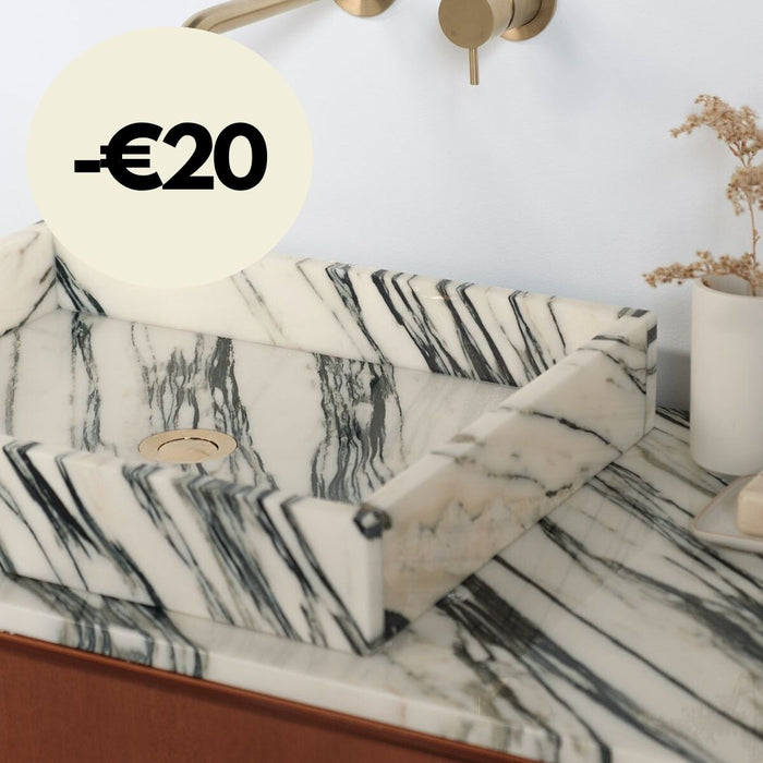 George marble sink - Blue / White Marble