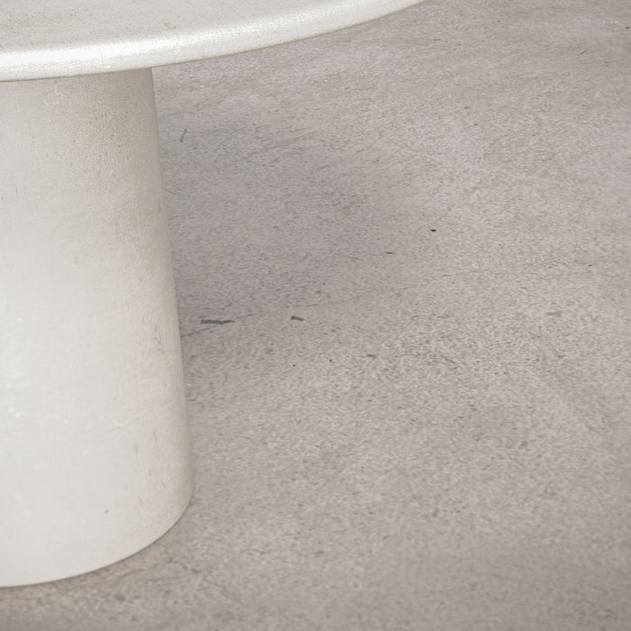 Mesa de comedor exterior - Legna - 140 cm - MicroSkin - Cloudy Latte