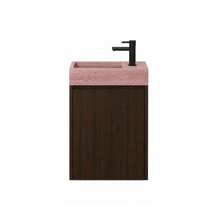 Lavabo Krabi con mueble - Smoke - Travertino Roos