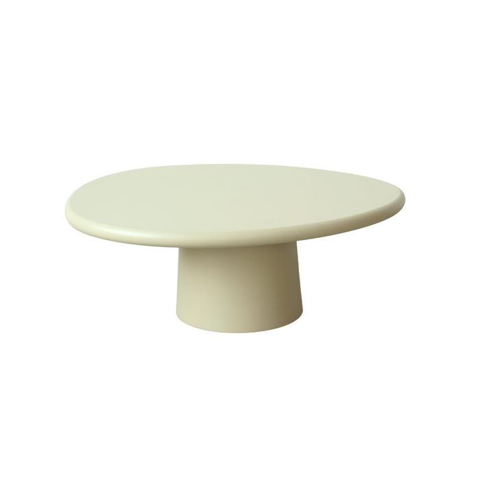 Table basse Juno - StoneSkin - Kaki clair - 91 cm