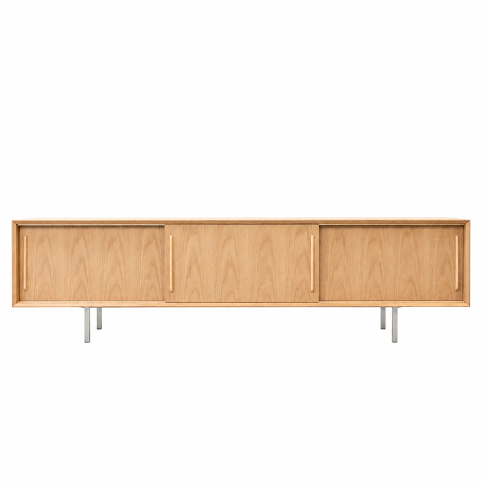 TV-Schrank aus Eiche – Naturholz – Oskar – 220 cm