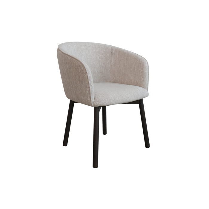 Eetkamerstoel Nox - Smokehout - Sandstone spotted waeve