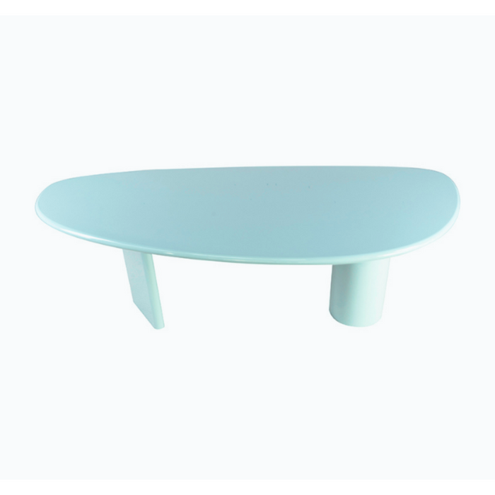 Lakblåt spisebord - Rouen (blank)