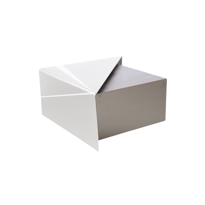 Salontisch Chrome Erbray - Edelstahl - Klein