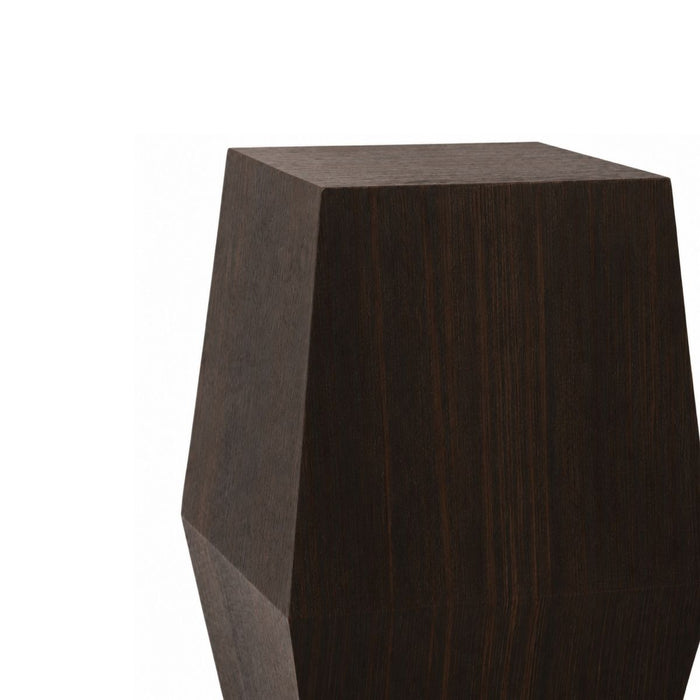 Mesa auxiliar Soma - Madera de pino - Ahumado