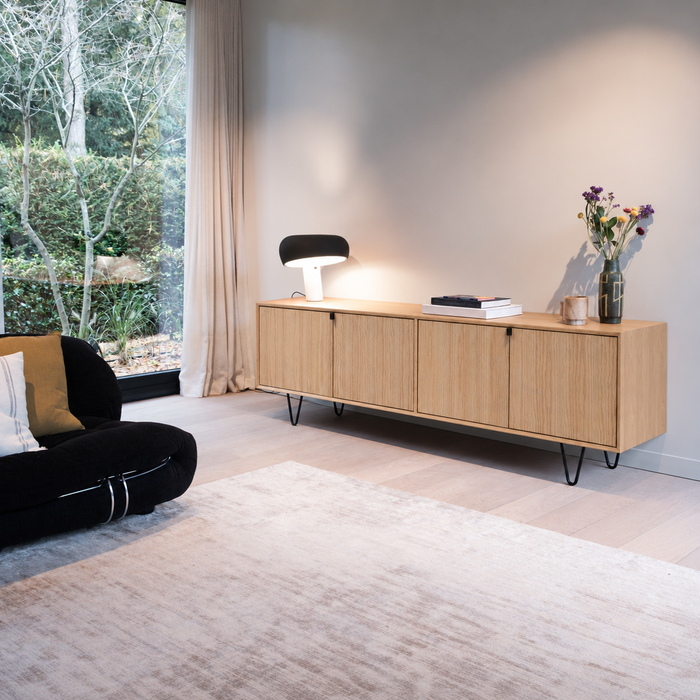Retro-Kommode Salvin Eiche 200 cm