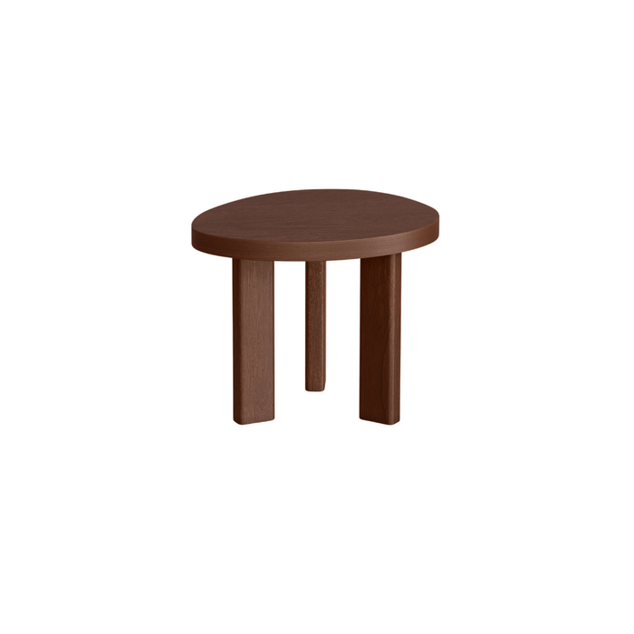 Salontisch Eden - Rauchholz - Oval - 50 cm - Klein