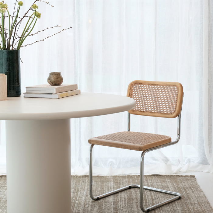 Swing eetkamerstoel in rotan zitting Furnified alt