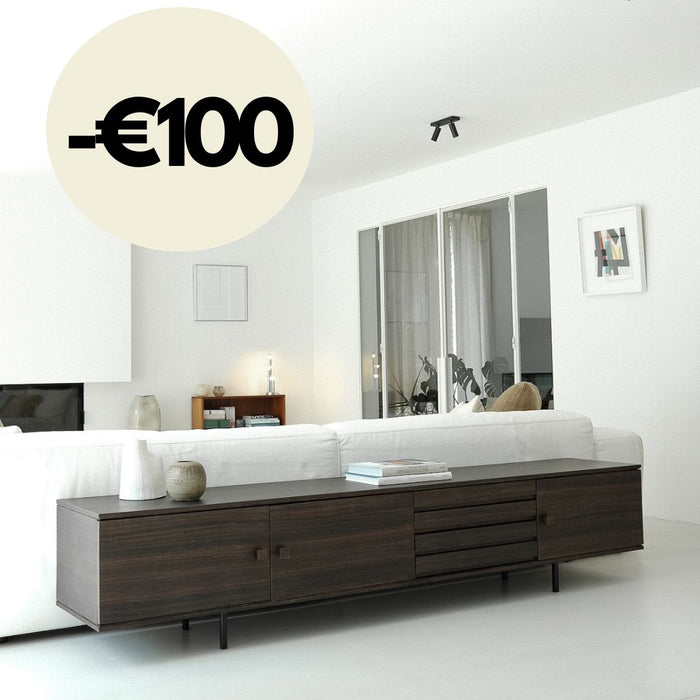 Aparador Vintage - Calvin - Humo - 240 cm