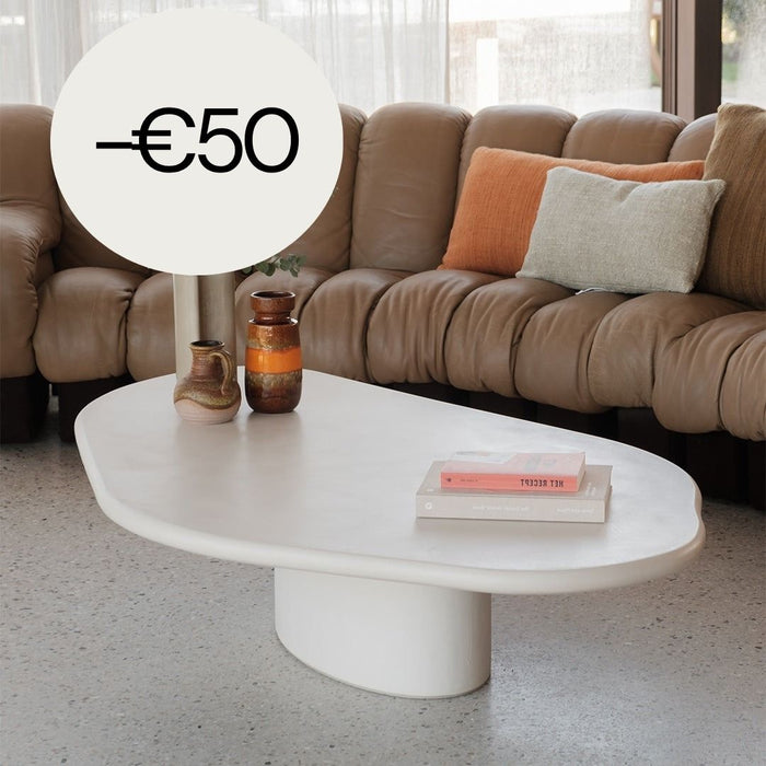 Couchtisch Microskin organische Form - Straßburg - 160 cm