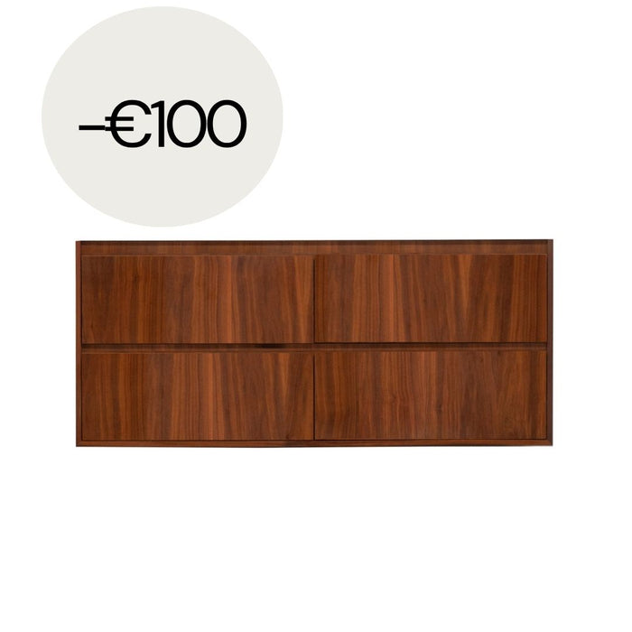 Badezimmermöbel - ANN - Walnuss - 150 cm
