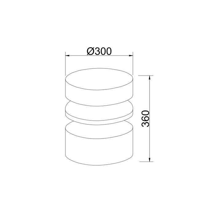 Side table Zivo – solid pine wood