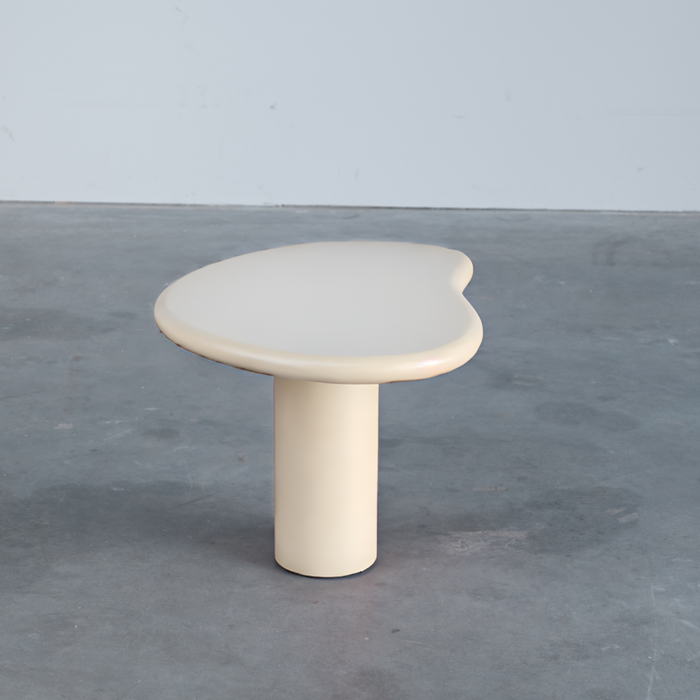Ada - Side Table Low - Matte StoneSkin