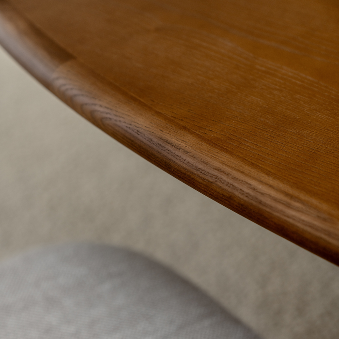 Wooden organic dining table - Anvers - 240 cm - Dark walnut - Ash wood