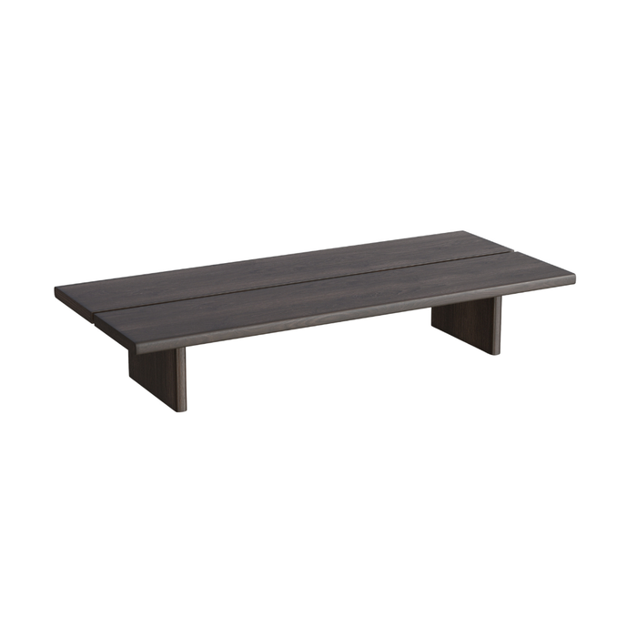 Mesa de centro Arlen - Madera de fresno - 160 cm - Color madera ahumada