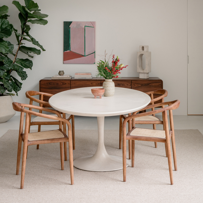 Dining table Camille - 200 cm - Cloudy latte Microskin