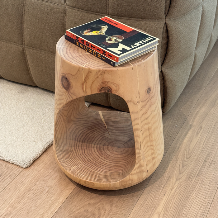 Side table Dalo - Pine wood - Light natural oak - H42 cm