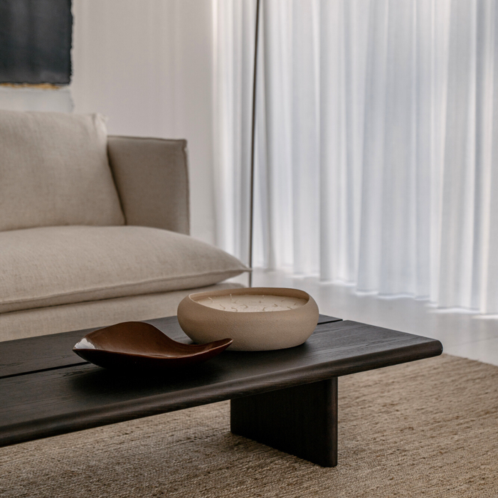 Salontisch Arlen - Essholz - 160 cm - Rauchholzfarbe