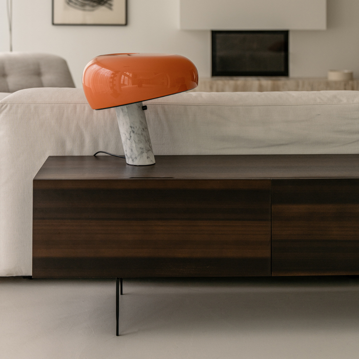 Aparador Duinkerke - 220 cm - Madera ahumada