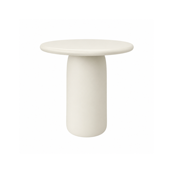 Buiten salontafel Eze - D50 H50 - Latte - Polycomposiet