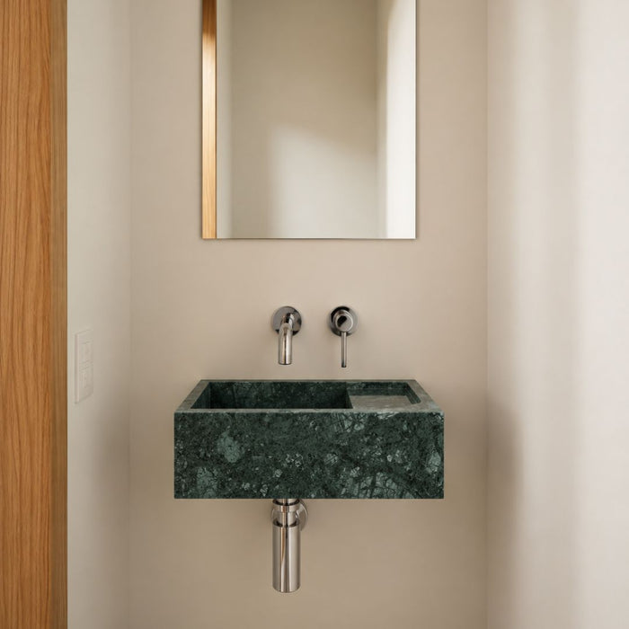Handwaschbecken aus grünem Marmor – Naleya