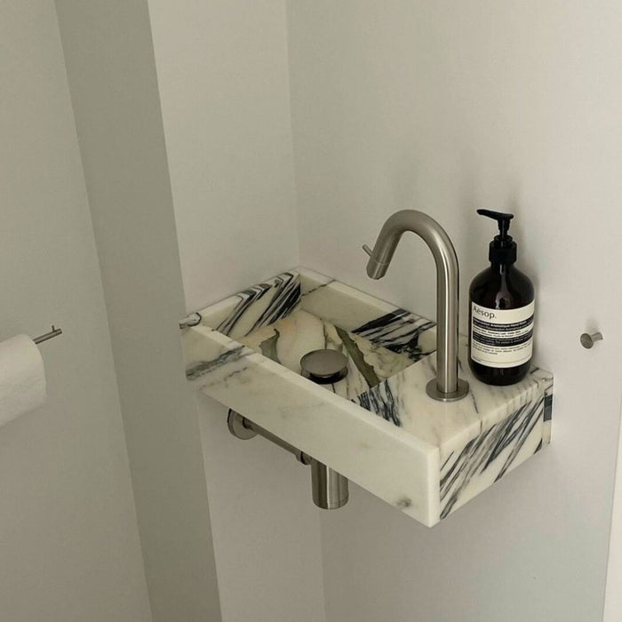 Porto-Marmorwaschbecken - Blauer / weißer Marmor