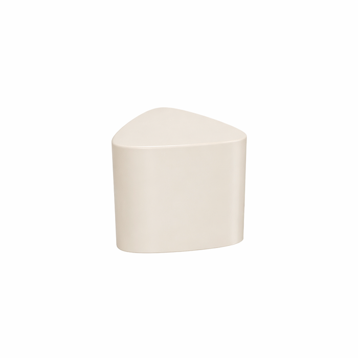 Coffee Table Mave - Triangular Shape - H40 cm – Latte Stoneskin
