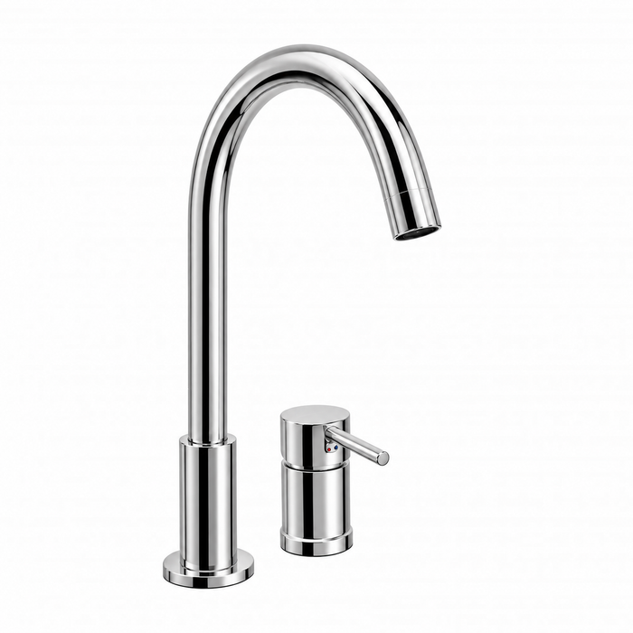 Surface mounted faucet Round Chrome - Max