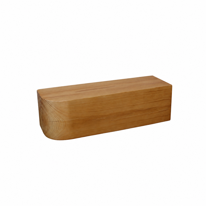 Coffee table Moron – Solid pine wood - Light walnut