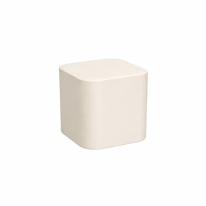 Mesa de salón Marlow - Forma cuadrada - H40 cm – Latte Stoneskin