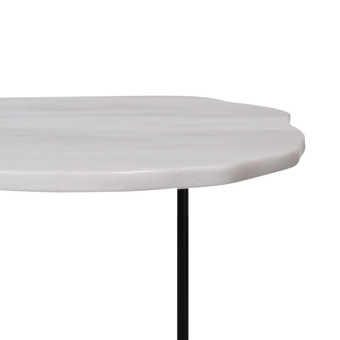 Side table - Delphine - White Marble