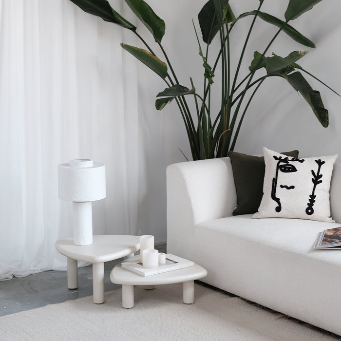 Side table Mortex look - Tacy - High