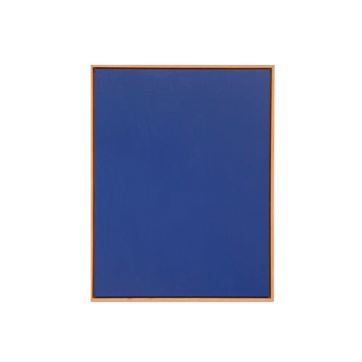 Kunstwerk Blauw 70x90cm Eiken Frame