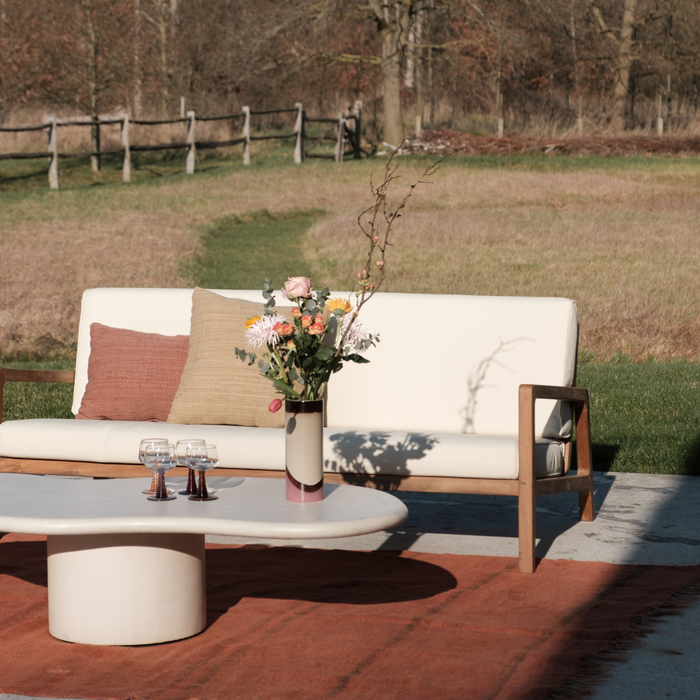 Como lounge chair double - Teak (including cushion)