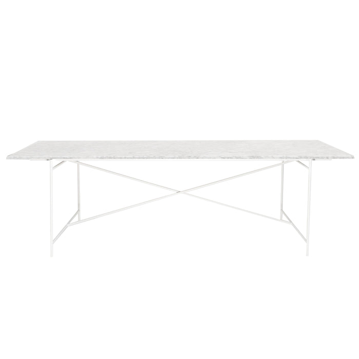 Mesa de comedor rectangular - Mármol Blanco Carrara - 240cm