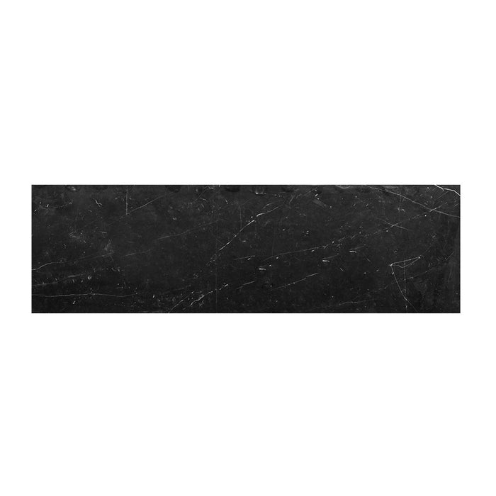 Waschbeckenplatte Schwarzer Marmor - Marcel - 150 cm