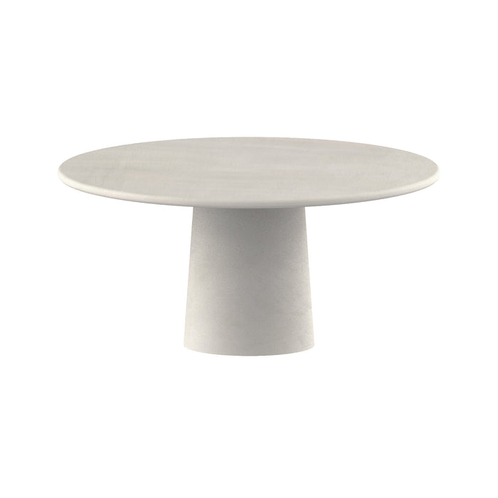 Round dining table in mortex - Legna
